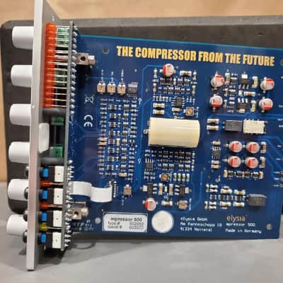 Elysia mpressor 500 Mono 500 Series Compressor Module 2010s - Blue image 4