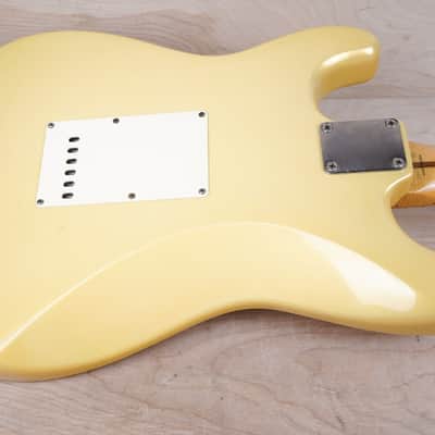 Fender Custom Edition ST57-140YM Yngwie Malmsteen Signature Stratocaster MIJ 1994 Pearl Yellow White Scalloped Japan Fujigen w/ OHSC image 13