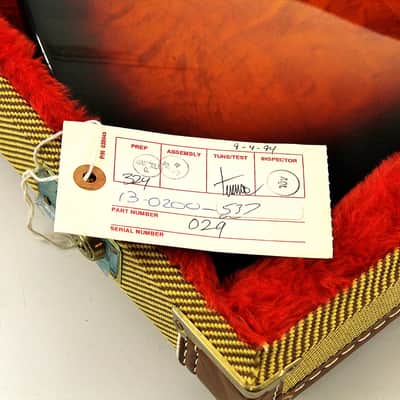 Fender 30TH Anniversary  Guitar Center '62  reissue Stratocaster 1994 with Hard Shell tweed Case image 21
