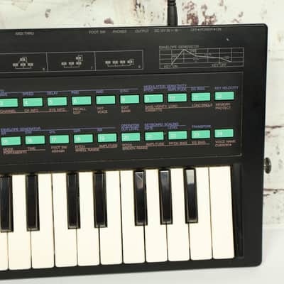 Yamaha DX100 49 Mini-Key Digital FM Programable Algorithm Synthesizer Keyboard image 7