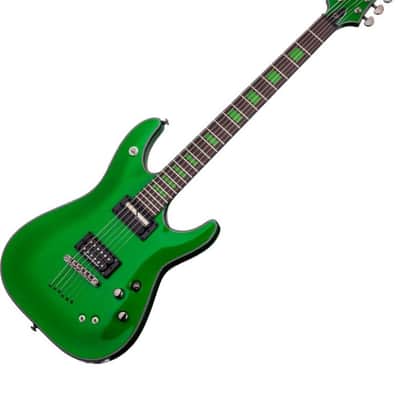Schecter Signature Kenny Hickey Electric Guitar in Steele Green Finish image 3