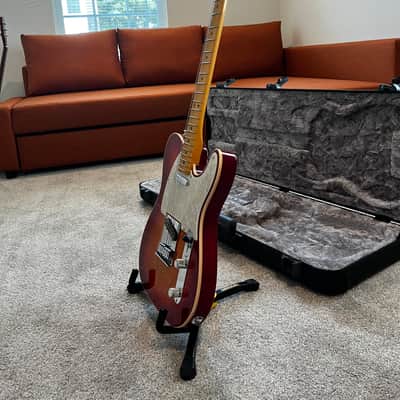 American Ultra Telecaster, Maple Fretboard Plasma Red Burst image 2