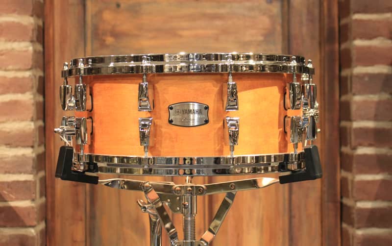 Yamaha Absolute Hybrid Maple 14x6 Vintage Natural Snare Drum - Demo! image 1