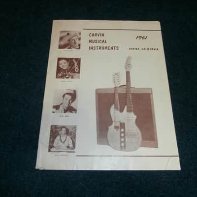 Vintage 1961 Carvin Musical Instrument Catalog! Larry Collins, Martin, DeArmond! image 1