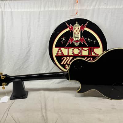 Gibson Custom Shop LPB-3 lpb3 Les Paul Custom Guitar with COA + Case - Ebony / Black image 6