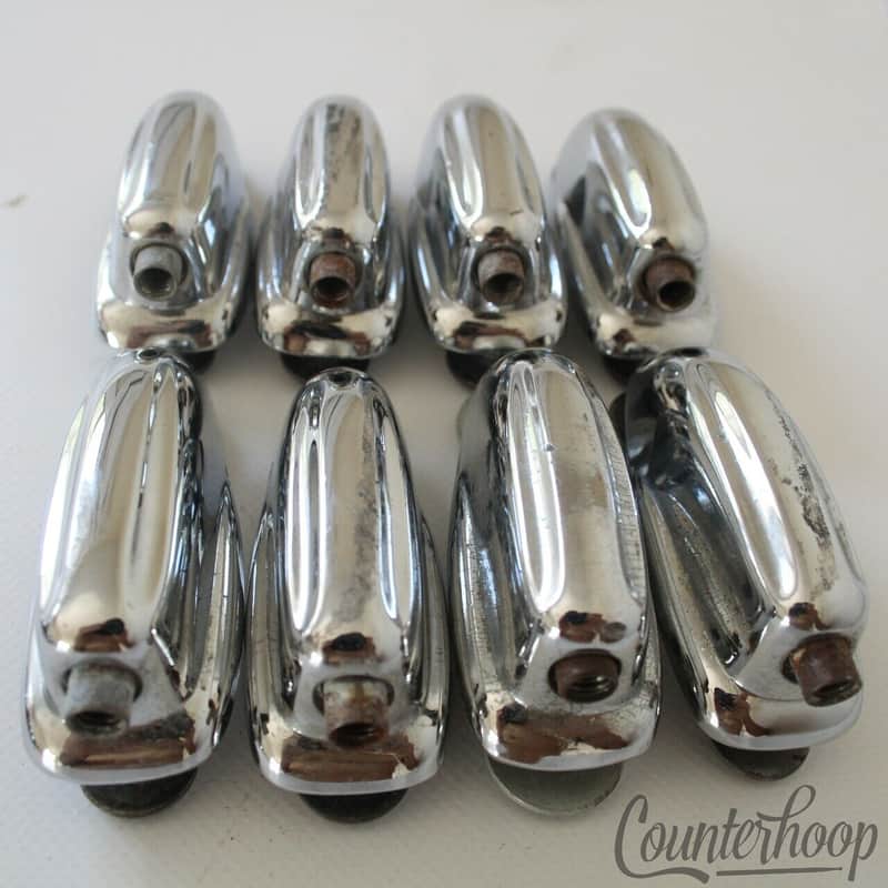 *Slingerland 8x Sound King Lugs Bass Drum Vintage 60s-70s Chrome USA Set Parts* image 1