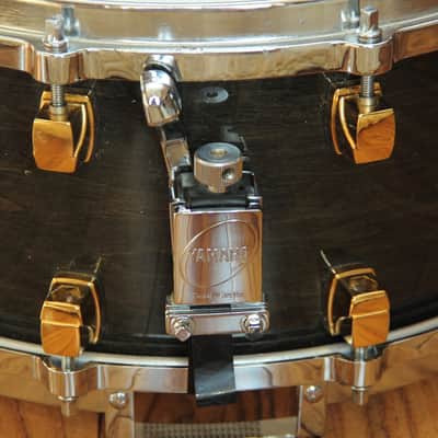 Yamaha Maple Custom - black maple 14x6.5 snare image 5
