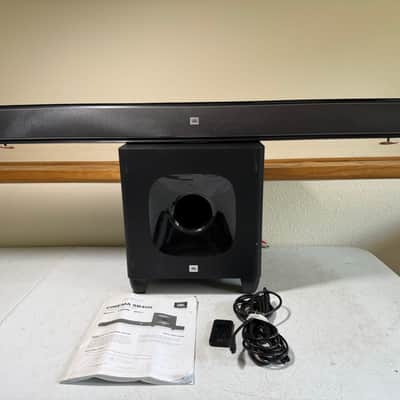 JBL Cinema SB400 Home Theater Speaker System Sound Bar Subwoofer Wireless 2.1 image 1
