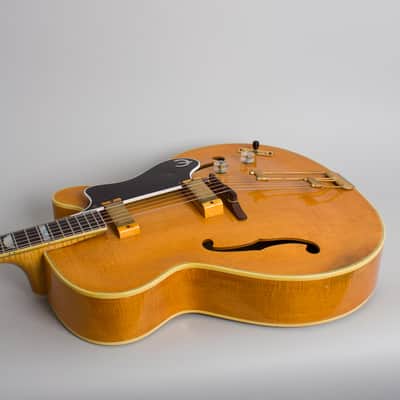 Epiphone Zephyr Deluxe Cutaway Arch Top Hollow Body Electric Guitar (1954), ser. #68425, original hard shell case. image 7