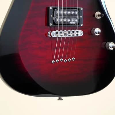 Schecter C-6 Plus Electric Guitar Cherry Burst image 4
