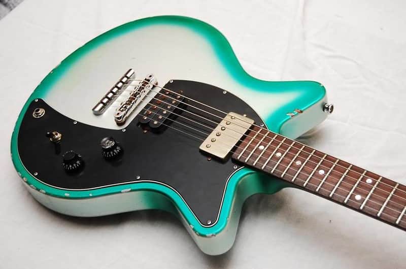 First Act USA Custom Shop Delia built for UnderOath!  Mint Burst image 1