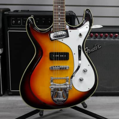 Eastwood Sidejack Sunburst Burns Tremolo w/ Soft Case image 3