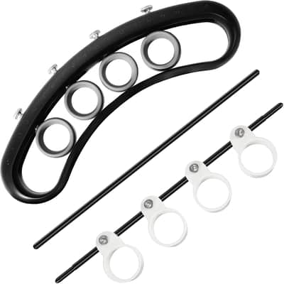 2 Pieces Finger Expander Finger Trainers Multifunctional thumb Expansion Guitar Stretcher Portable Musical Instrument Accessories for Guitar Bass Ukulele Piano Saxophone Beginner image 1