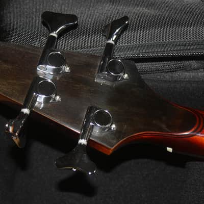 Rick Turner Model 1 Bass Guitar Quilted Maple With Sunburst & Fancy Purfling-New Mint image 7