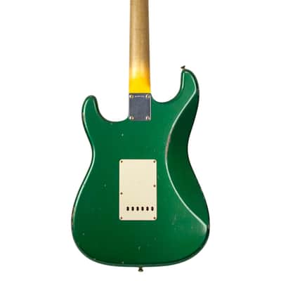 New Fender Custom Shop Todd Krause Masterbuilt '63 Stratocaster Journeyman Faded Sherwood Green Metallic w/Josephina Hand Wound Pickups #R140215 image 8