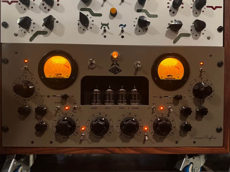 Kerwax Replica two channel tube line preamplifier 2020’s - Grey image 1