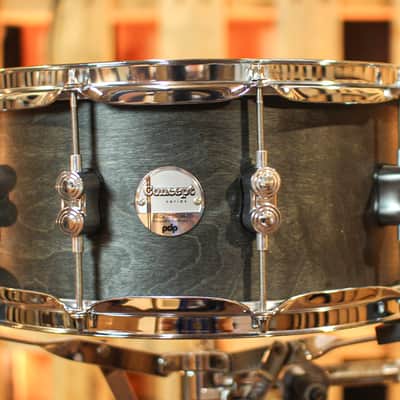 PDP 6.5x14 Concept Maple Black Wax Snare Drum - PDSN6514BWCR image 1