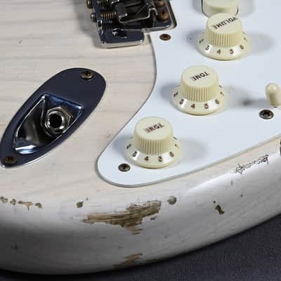 Fender Custom Shop Stratocaster 1957 Relic Aged White Blonde image 13