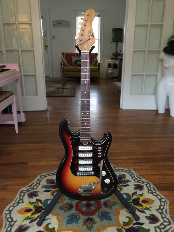 Teisco 4 Pickup 60's Sunburst image 1