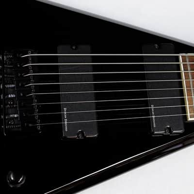B.C. Rich JRV Lucky 8 8-String Electric Guitar V Shape Black Gloss #33071 image 3