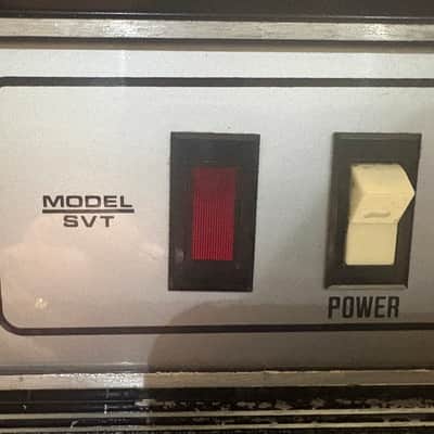 1970s Ampeg SVT Curved Line 300-Watt Bass Amplifier Head Black image 14
