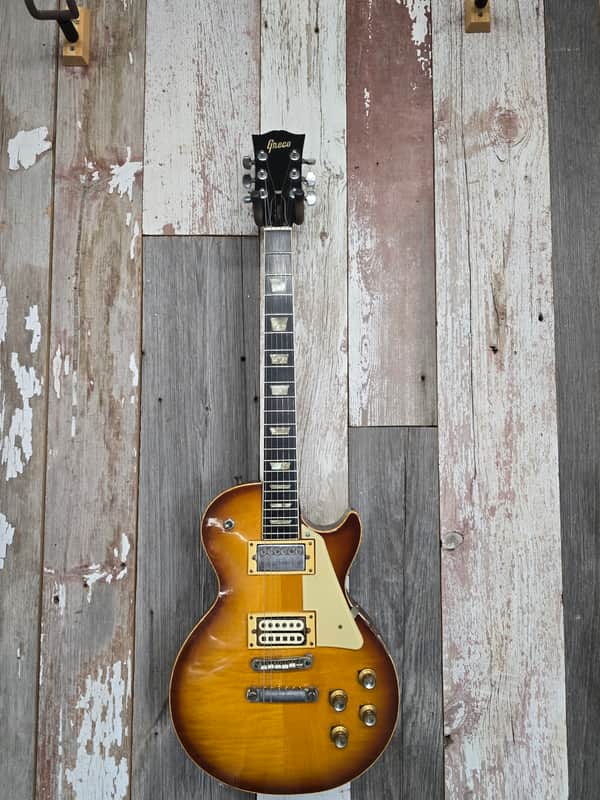 Greco EG Single Cutaway Custom 1974 - 1978 - Cherry Sunburst with Chrome Hardware image 1