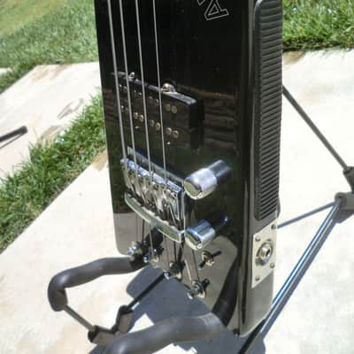 1985 Hondo Alien Headless Bass Guitar with Case image 9