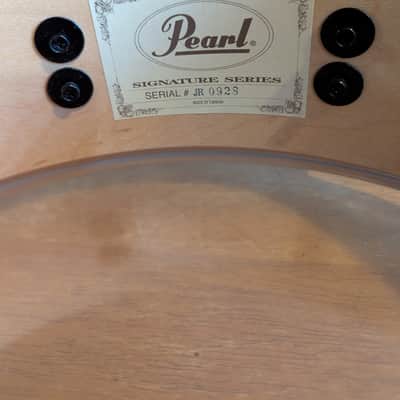 Pearl Signature Series 10-LUG Die Cast Hoops -John Jr Robinson 4x14" Maple Snare Drum image 2