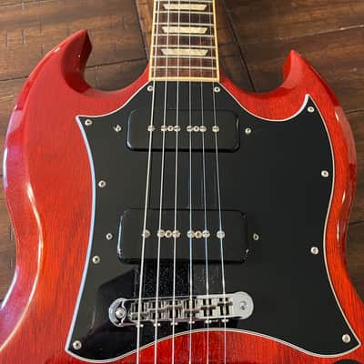 2012 USA Gibson SG P-90 - Heritage Cherry image 6