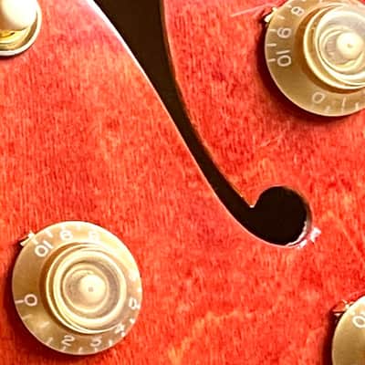 Josh Williams Guitars Hollowbird 2024 - Watermelon image 3