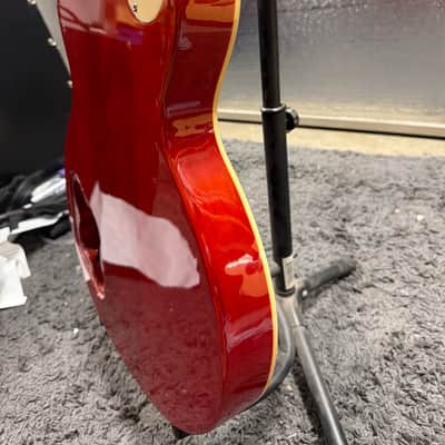 Guitar Fetish LP body+neck project - Red quilt image 9