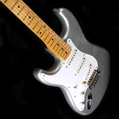 Fender Custom Shop 58 Strat light relic 2022 Inca Silver lefty lefthanded LH image 3