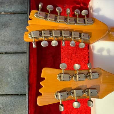 Mosrite Joe Maphis Double Neck Mark XVIII 1966 - Custom Sunburst image 8