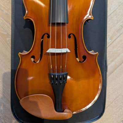 DZ Strad Model 400 Viola 16” NEW Outfit – 2 Bows + Adjustable Case image 2