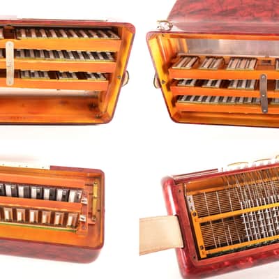 Rare Vintage Accordion Delicia Accord V 48 bass,8 registers (5+3)~Czech Republic - Video image 12