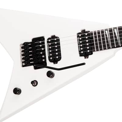 Jackson American Series Rhoads RR24 Ebony FB Snow White with Case image 4