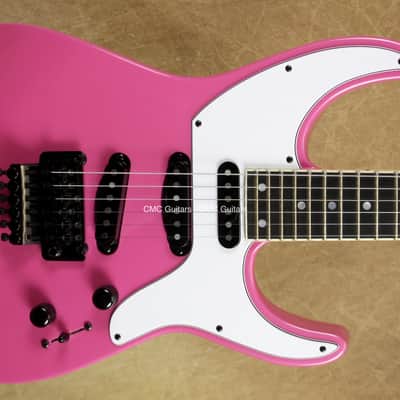 Jackson USA Custom Shop Soloist 3S Jeff Beck Style Platinum Pink Guitar image 1