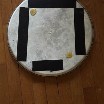 Evans, Remo, Variety of Used Drum Heads Hydraulic, Ambassador, Bass Drum, Fiberskin image 8