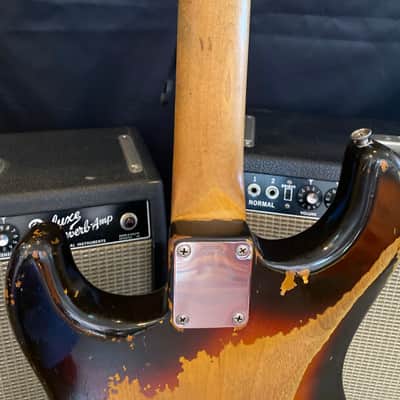 1961 Fender Stratocaster Sunburst - Slab Board. image 9