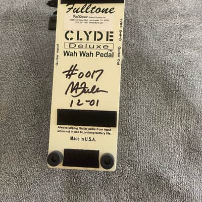 Fulltone Clyde Deluxe Wah 2001 Signed #0017 by Mike Fuller image 1