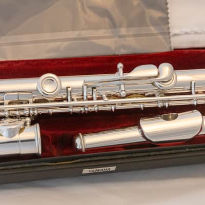 Yamaha YFL-481H All Silver Intermediate Flute *Open-hole *B-foot *Made in Japan *Overhauled New Pads image 10