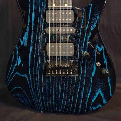 Tom Anderson Angel Player 7, Swamp Ash Body, HSH, Black w/Bora Dog Hair, Logo Bag image 16