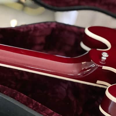 Gibson Custom CS-336 Guitar Figured Top Faded Cherry 6 lbs 6 oz image 8