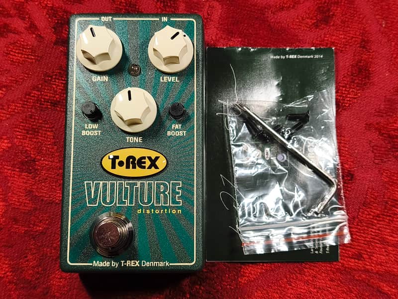 T-Rex Vulture Distortion Pedal – NOS / Demo Mint Condition (Discontinued Rare Find) with OVP, Torx Key & Spare Screws image 1