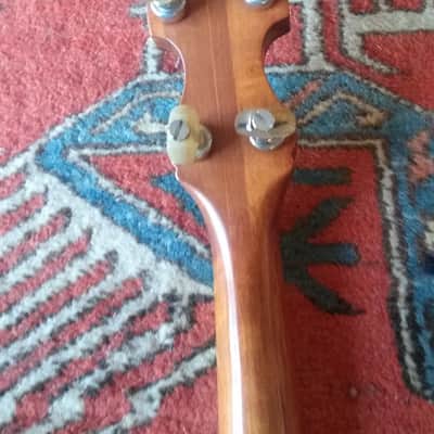 Vega 5 string 1970's Natural inlay Resonator MOP image 6