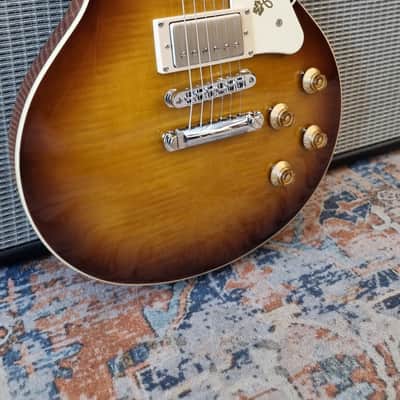 Stanford  CR Fleetwood Amber Burst 2024 Les Paul Style (Video attached) image 2