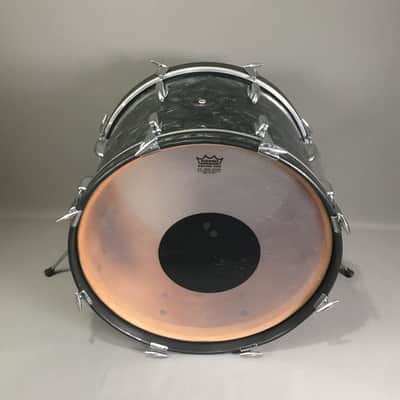 Vintage 1962 Slingerland Chicago Niles USA American Bass Drum 14x20 Black Diamond Pearl Limited Edition Gene Krupa image 8