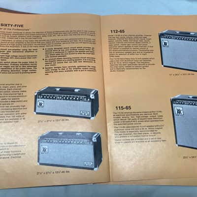 Vintage Music Man Catalog Amplifiers Basses Guitars image 8