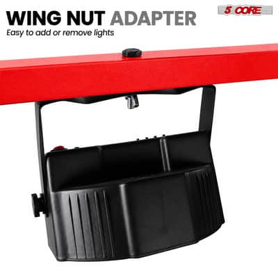 5 Core Light Stand T Bar Adjustable Tripod lighting Holder DJ Equipment image 5