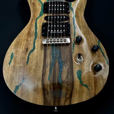 Dorweiler Custom Black Limba and Malachite HSH image 1